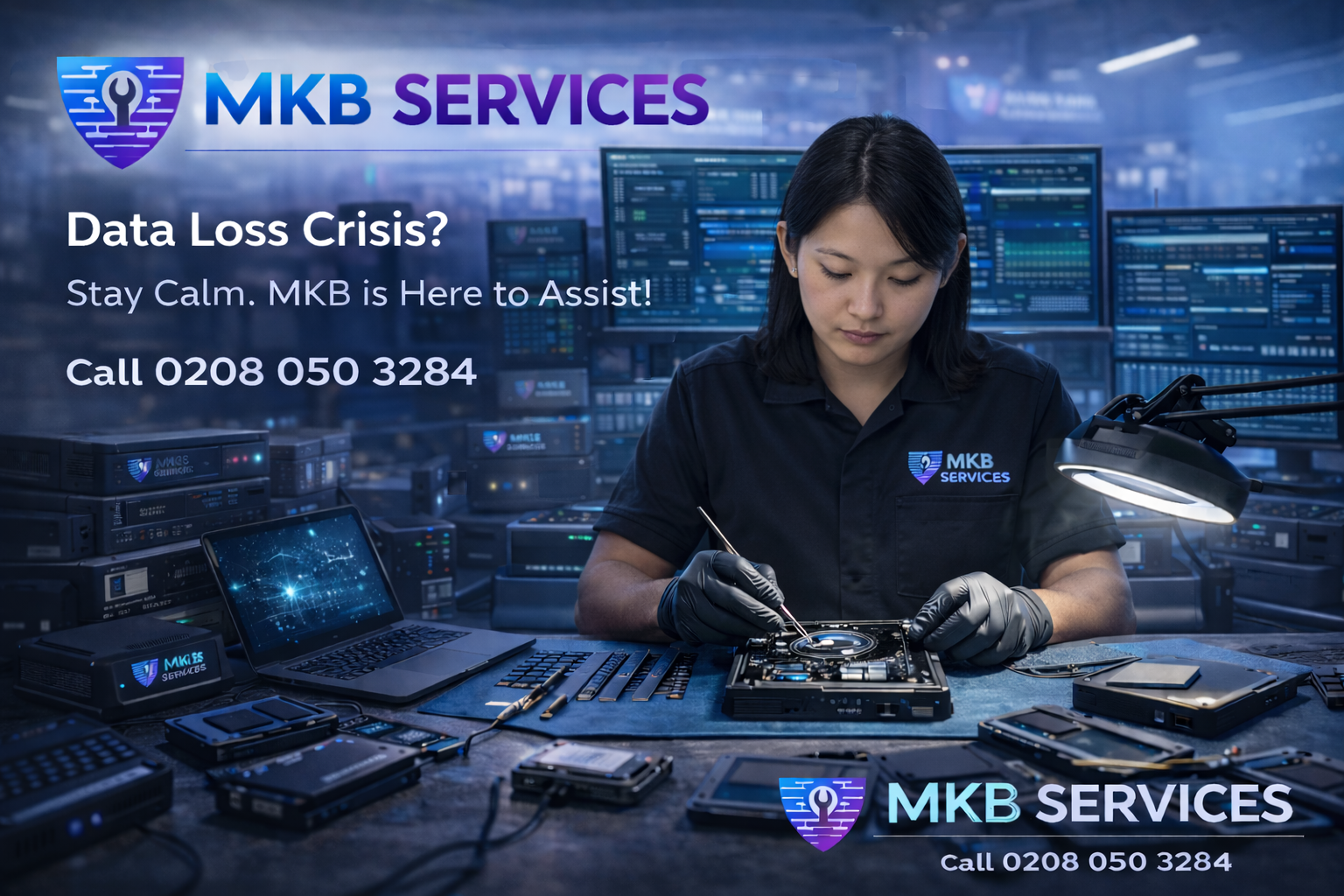 Data recovery specialist at work2